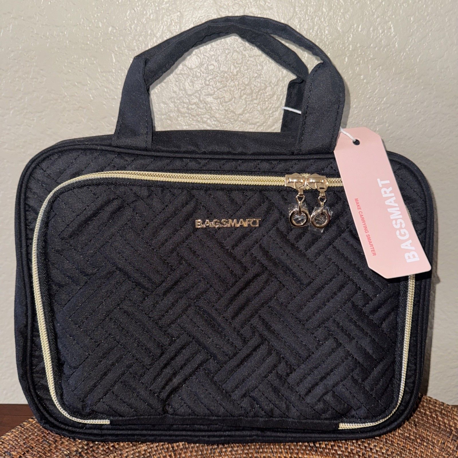 Bagsmart Toiletry Bag Hanging Travel Makeup Organizer With Tsa Approved - New